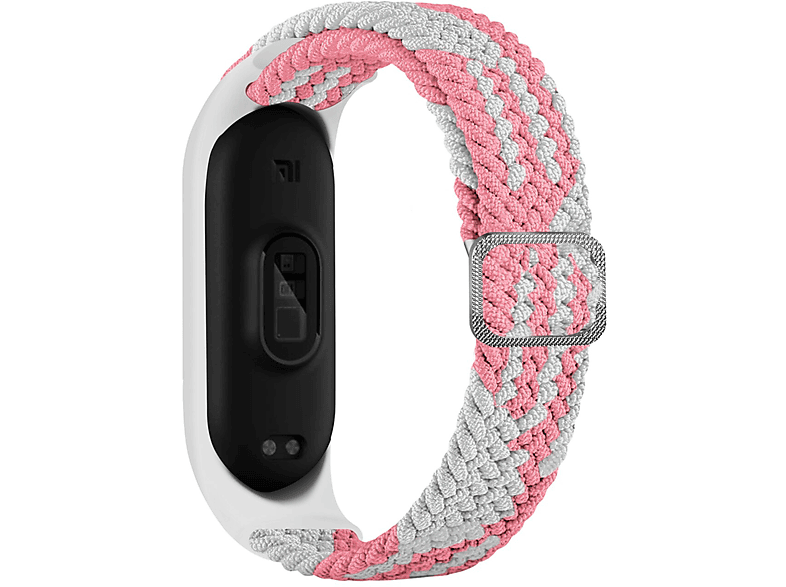 Cofi Strap Stoff Smartband Xiaomi Mi Band Wei Pink