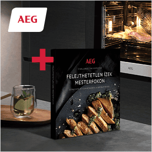 AEG gőzsütők exkluzív szakácskönyvvel