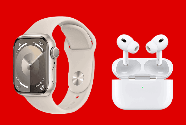 Apple Watch és AirPods részletfizetéssel!<sup>1</sup>