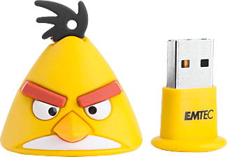 EMTEC A102 Angry Birds Sarı 8GB USB 2.0 Bellek