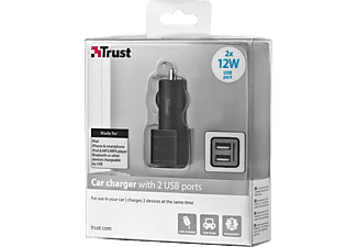 TRUST 19171 Evrensel Araç Şarj Aleti 2x USB