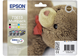 EPSON T061540 Multipack Siyah-Kırmızı-Mavi-Sarı Kartuş 4'lü Paket