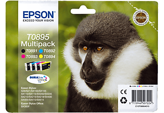 EPSON C13T08954020 Multıpack(C,M,Y,K)-St-S20/21/Bx300F/Sx105 16,3 Ml