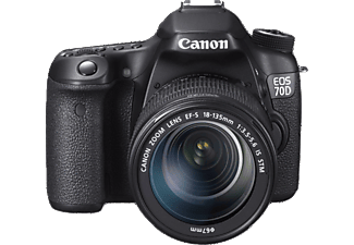 CANON EOS 70D 18-135 mm IS STM Lens Kit Dijital SLR Fotoğraf Makinesi