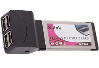 S-LINK SL-EX44 Pcmci Express to 4 Port USB 2,0 Kart