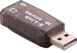 S-LINK SLX-U51 USB Ses Kartı 2,0 Çevirici Adaptör