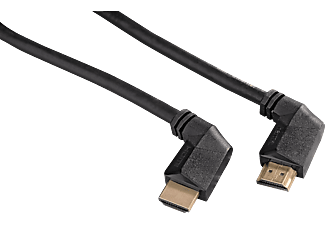 HAMA HM.122115 HS HDMI Ethernet 90°- 90° 1.5 m Açılı Altın Uçlu Kablo Siyah