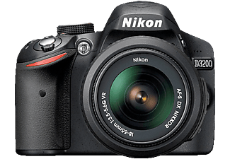 NIKON D3200 + 18-55 VR II KIT fekete