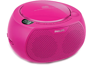 PHILIPS AZ100C/12 Taşınabilir Müzik Seti Pembe