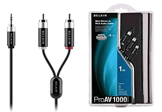 BELKIN AV10066QP1M 3,5 mm 2 x  RCA 1 m Ses Kablosu