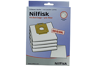 NILFISK Power Serisi 4'lü Toz Torbası + Ön Filtre