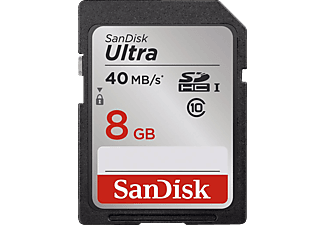 SANDISK 8GB Class10 Ultra SD 40MB/s Hafıza Kartı