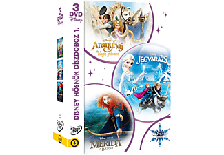 Disney hősnők - Aranyhaj és a nagy gubanc / Merida, a bátor / Jégvarázs (DVD)