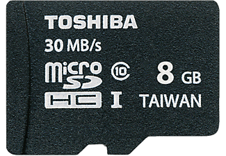 TOSHIBA microSDHC 8GB kártya Class10 + adapter