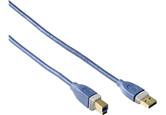 HAMA 39671 1.8m USB 3.0 Altın Uçlu Kablo Mavi