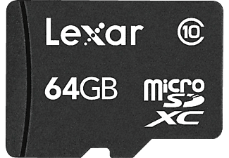 LEXAR 64GB Class 10 microSDHC + SD Adaptör Hafıza Kartı