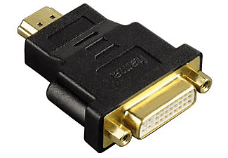 HAMA 34036 Altın Uçlu HDMI-DVI Dönüştürücü Siyah