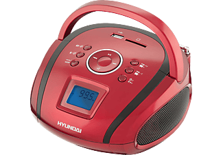 HYUNDAI TR1088SU3RB hordozható MP3 rádió, piros