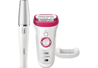 BRAUN Silk Epil 9 9-538 Islak ve Kuru Kablosuz Yüz Epilatörü Dahil Epilasyon Cihazı