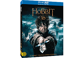 A hobbit - lentikuláris - Az öt sereg csatája (3D Blu-ray)