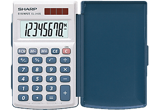 SHARP EL 243 S ezüst/kék számológép