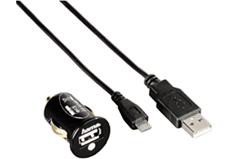 HAMA 104821 USB Araç Şarj Cihazı Picco + Micro USB Kablo