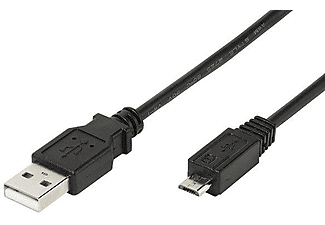 VIVANCO 25150 PS CCU4MC1 USB A - Micro USB B Şarj ve Senkronizasyon Kablosu 0.9 m Siyah