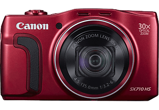 CANON SX710 HS 20.3 MP 30x Optik Zoom 7.5 cm LCD Ekran Dijital Fotoğraf Makinesi Kırmızı