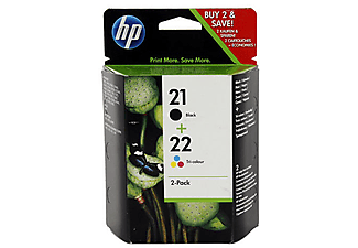 HP 21+22 Siyah-Renkli Mürekkep Kartuşu (SD367AE)