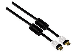 HAMA HM.79065 HS Manyetik Filtre Altın Uçlu 2m HDMI Kablo Siyah