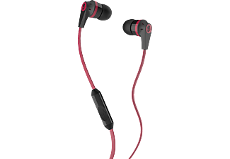 SKULLCANDY S2IKDY-010 INK'D 2.0 fülhallgató, fekete/piros