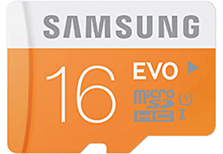 SAMSUNG Micro SD Evo 16GB Class 10 Adaptörlü Hafıza Kartı MB-MP16DA/TR