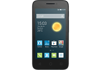 ALCATEL Pixi 3 fekete mobiltelefon + Telenor Praktikum Ász Expressz