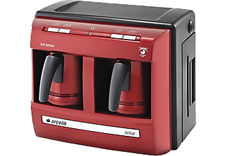 ARCELIK K3190 P 1200 W Çiftli Kahve Makinesi Kırmızı