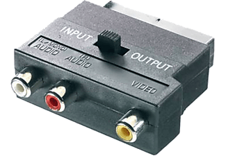 VIVANCO 42021 9/132-N 3-RCA SCART Adaptör