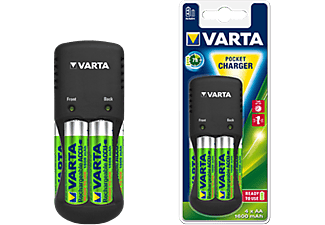 VARTA Pocket akkutöltő 4x1600mAh akkumulátorral