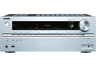 ONKYO TX-NR 646 7.2 csatornás házimozi erősítő, ezüst (AirPlay, Dolby Atmos, DTS-X)