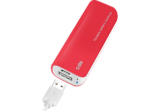 SBS 2200 mAh Taşınabilir Şarj Cihazı Kırmızı