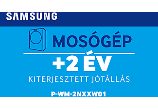 SAMSUNG P-WM-2NXXW01 ráadás 2 év gyártói jótállás mosógépekre