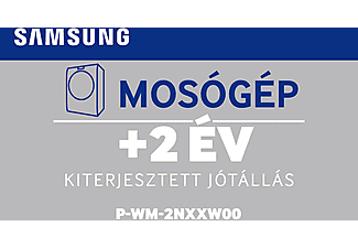 SAMSUNG P-WM-2NXXW00 ráadás 2 év gyártói jótállás mosógépekre