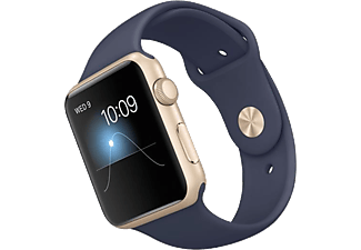 APPLE Watch MLC72TU/A 42 mm Altın Rengi Alüminyum Kasa ve Gece Mavisi Spor Kordon