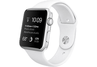 APPLE Watch MJ3N2TU/A Watch 42 mm Gümüş Rengi Alüminyum Kasa Beyaz Spor Kordon