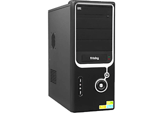 FRISBY 5813BS 2 x Fan 2 x USB Audio Siyah Midi Tower ATX 300 W Bilgisayar Kasası