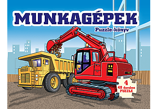 Munkagépek - Puzzle könyv