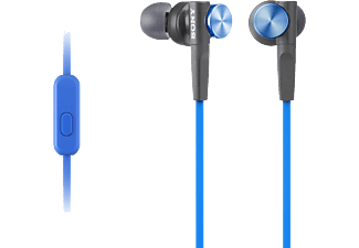 SONY MDR-XB 50 APL mikrofonos fülhallgató, kék
