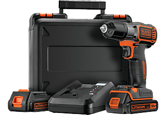 BLACK+DECKER ASD18KB-QW 18V fúrócsavarozó kofferben, gyorstöltővel, 2db 1,5Ah akkuval