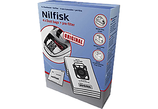 NILFISK Toz Torbası Ön Filtre 4'lü Paket Elite Serisi