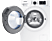 SAMSUNG WD80J5410AW/AH A Enerji Sınıfı 8 kg Yıkama 6 kg Kurutmalı Eco Bubble Çamaşır Makinesi