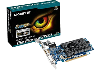 GIGABYTE Nvidia GeForce 210 1GB 64 Bit DDR3 (DX10.1) PCI-E 2.0 Ekran Kartı (GV-N210D3-1GI)