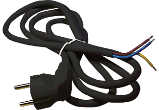 EMOS S18322 FLEXO3X1,5 H05VV-F 2m fekete szerelt kábel